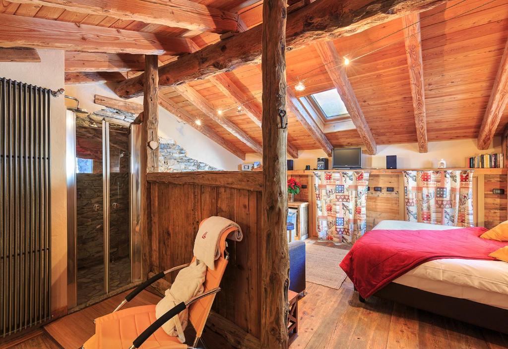 Кровать или кровати в номере Locanda4