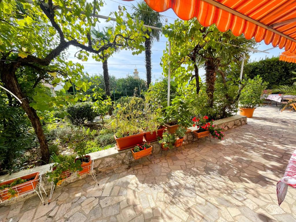 Zahrada ubytování Apartmani Andrejko