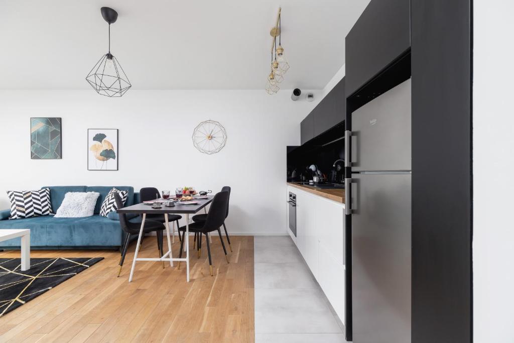 Kuchyň nebo kuchyňský kout v ubytování Riva Verona Apartments by Renters Prestige