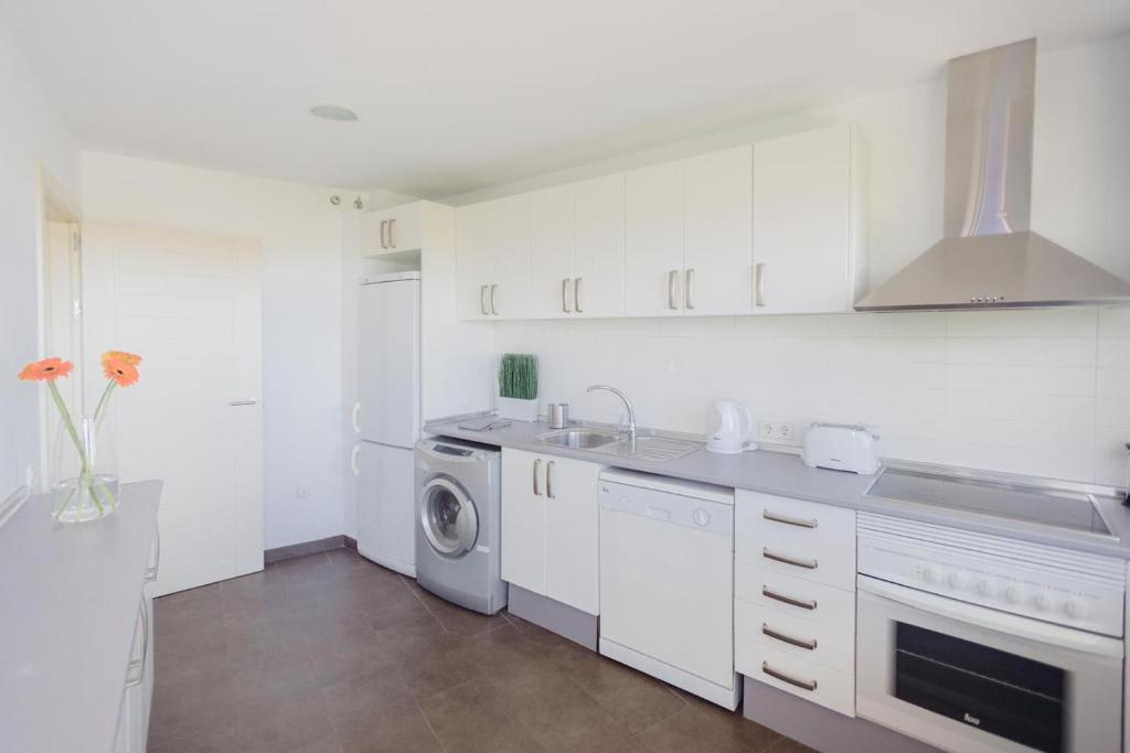 Cuisine ou kitchenette dans l'établissement Cornisa Apartments