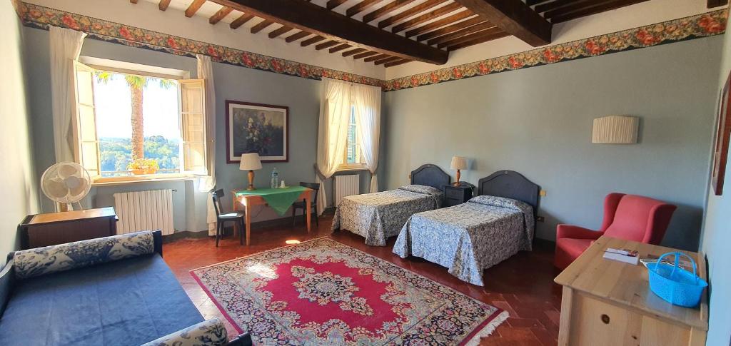 A bed or beds in a room at Soggiorno Dimora Del Grifo