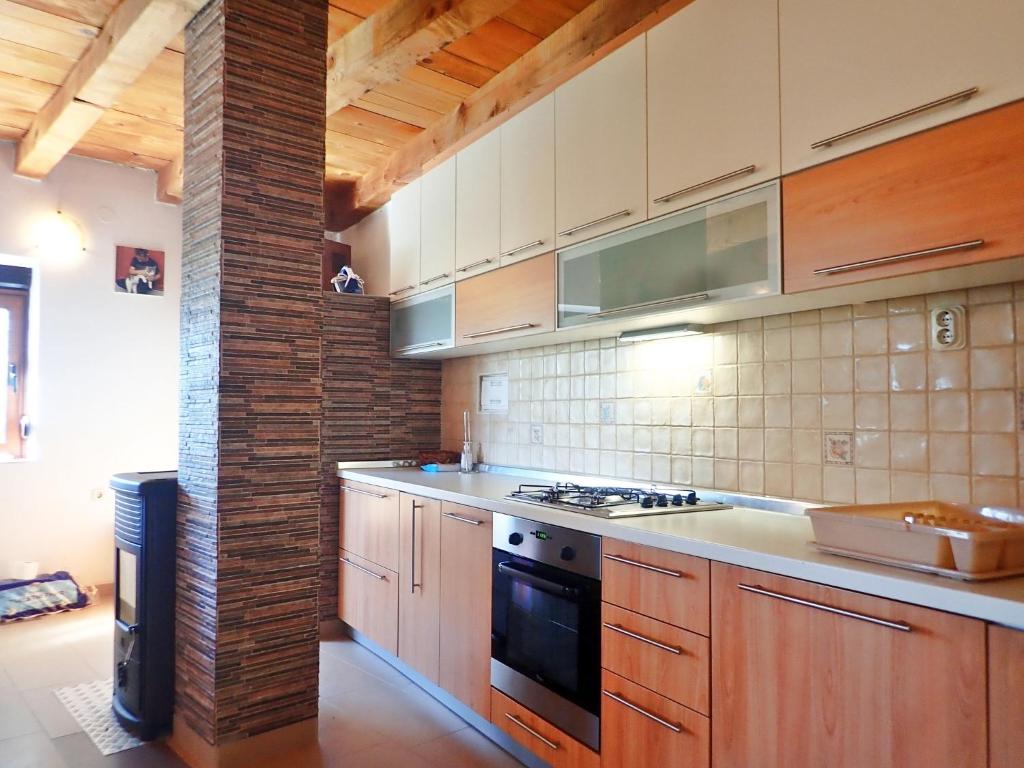 Kuchyňa alebo kuchynka v ubytovaní Holiday Home Milovci
