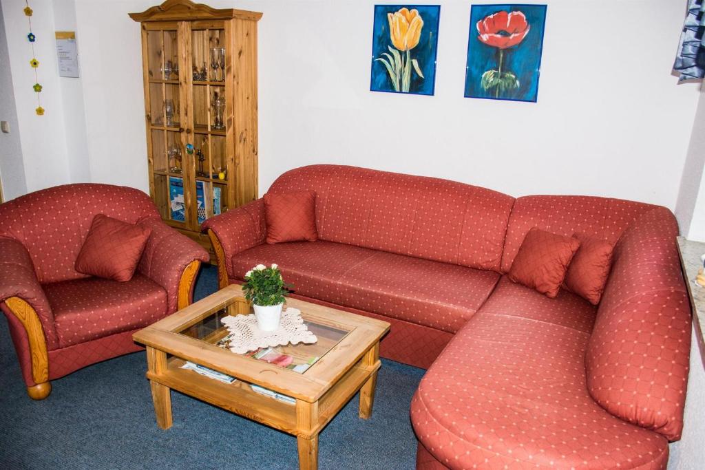 Posezení v ubytování Haus Bott