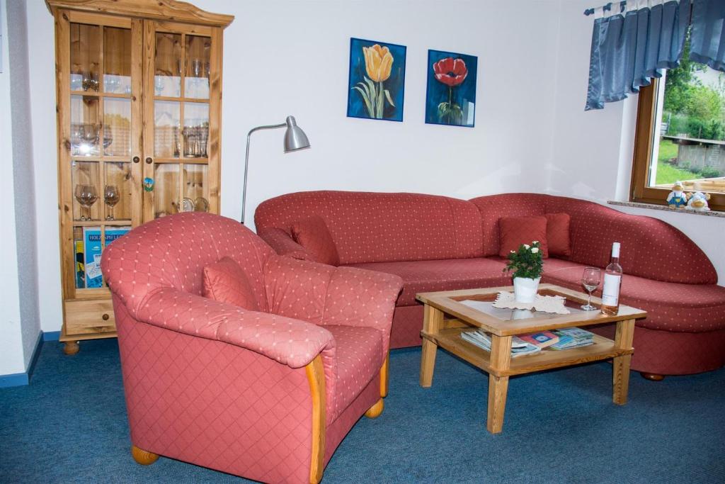 Posezení v ubytování Haus Bott