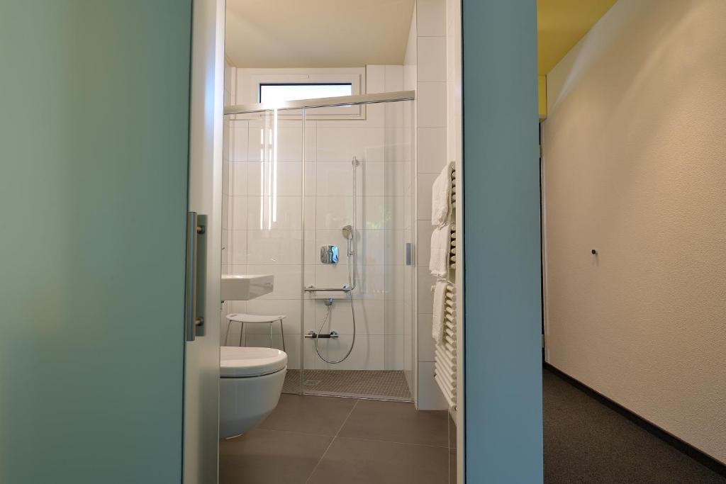 Koupelna v ubytování Hotel Sommerau