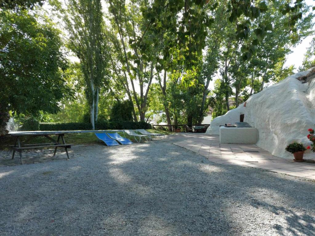 Zahrada ubytování El Guindas, verdaderamente un pedacito de paraíso
