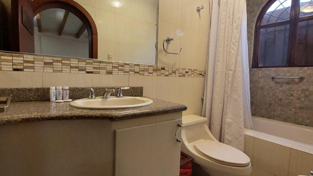 Koupelna v ubytování Hotel Voyager Manta