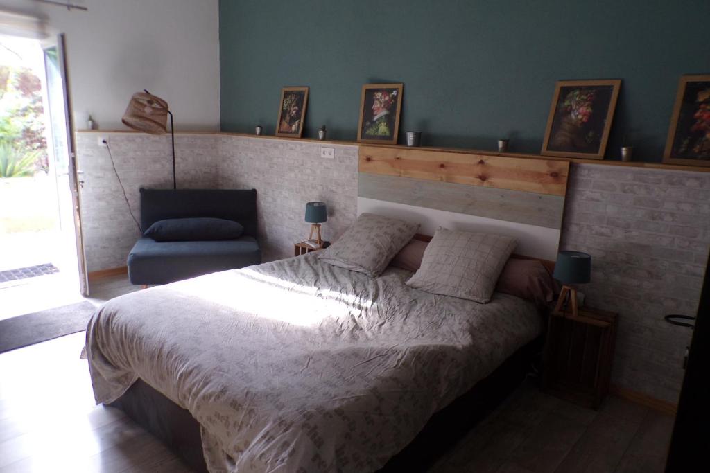 chambres d'hotes Chez Maggie - Habitación Doble Con Vista Al Jardín