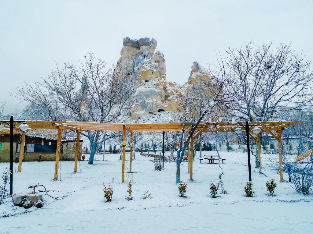Garden Inn Cappadocia v zimě