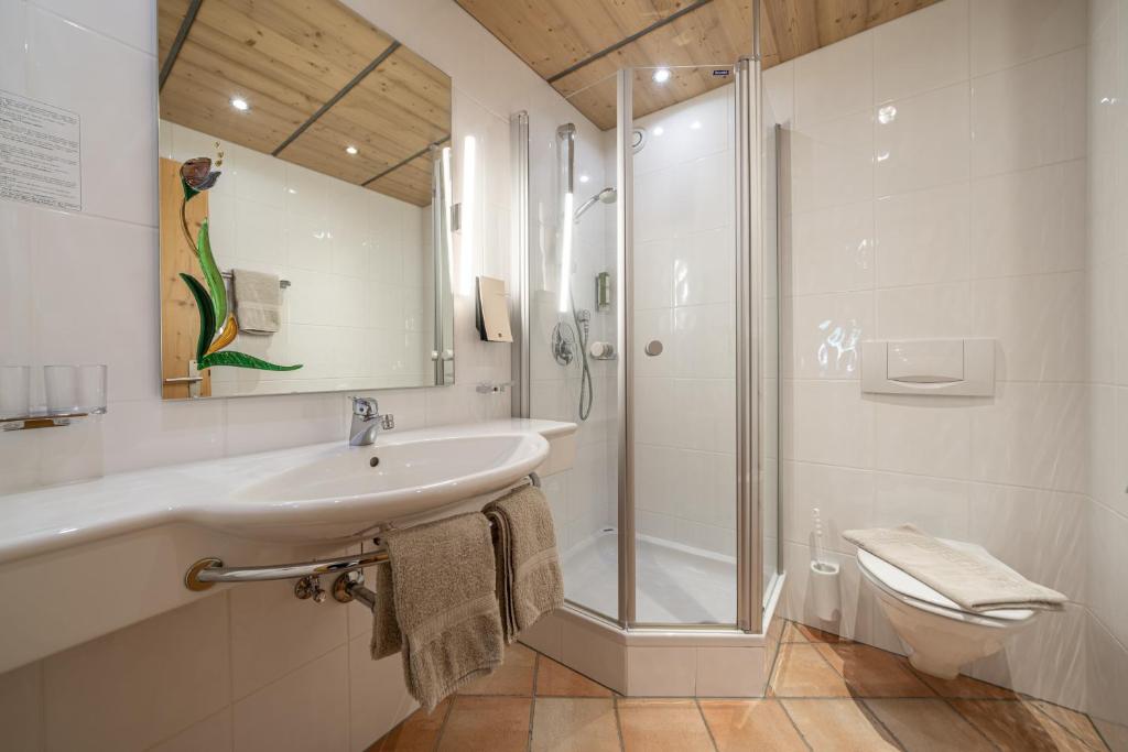 Kúpeľňa v ubytovaní Schönblick - Gurgl B&B
