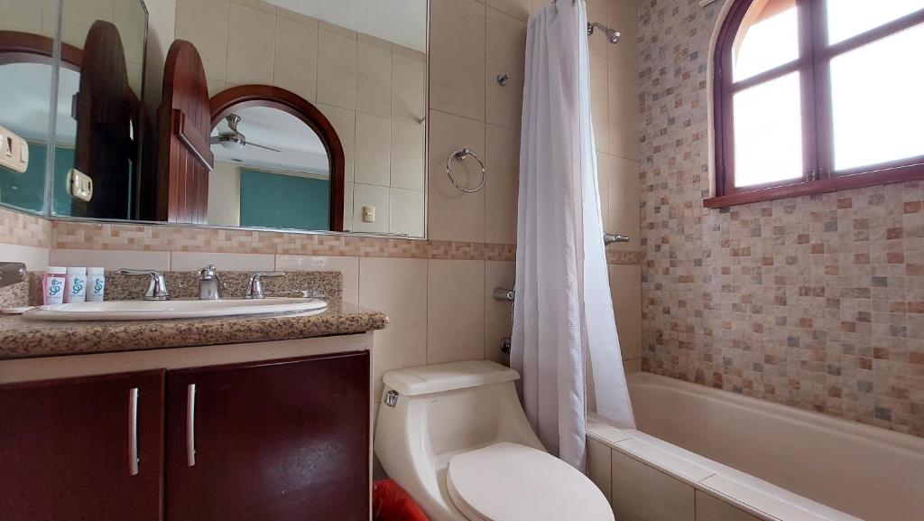 Koupelna v ubytování Hotel Voyager Manta