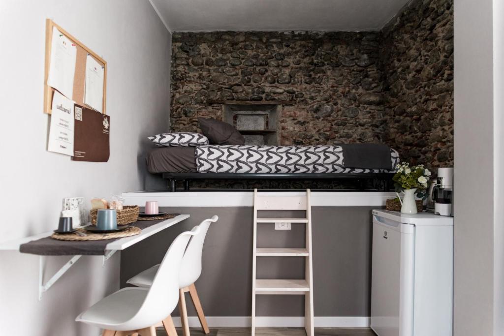 Cucina o angolo cottura di Via Mazzini B & B (MXP)