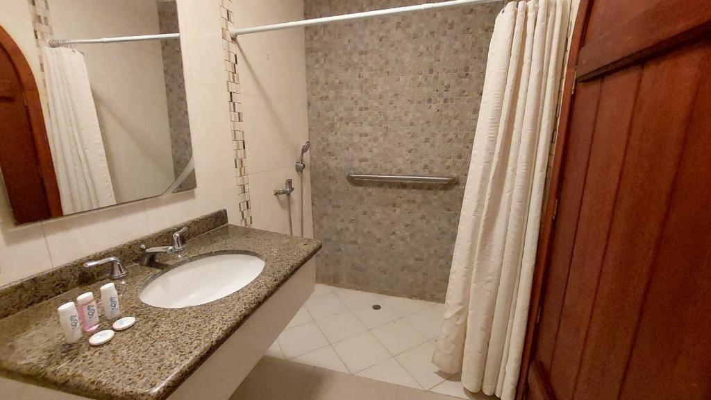 Koupelna v ubytování Hotel Voyager Manta