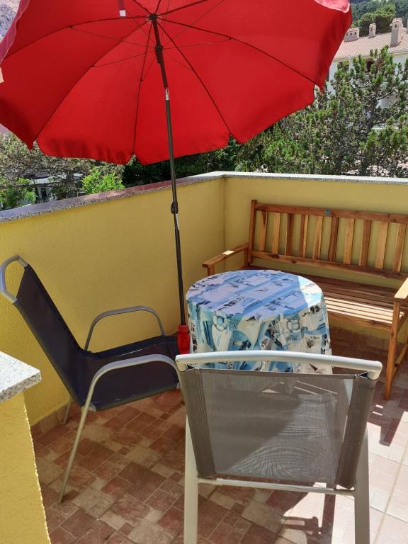Posezení v ubytování Apartmani RUBESSA