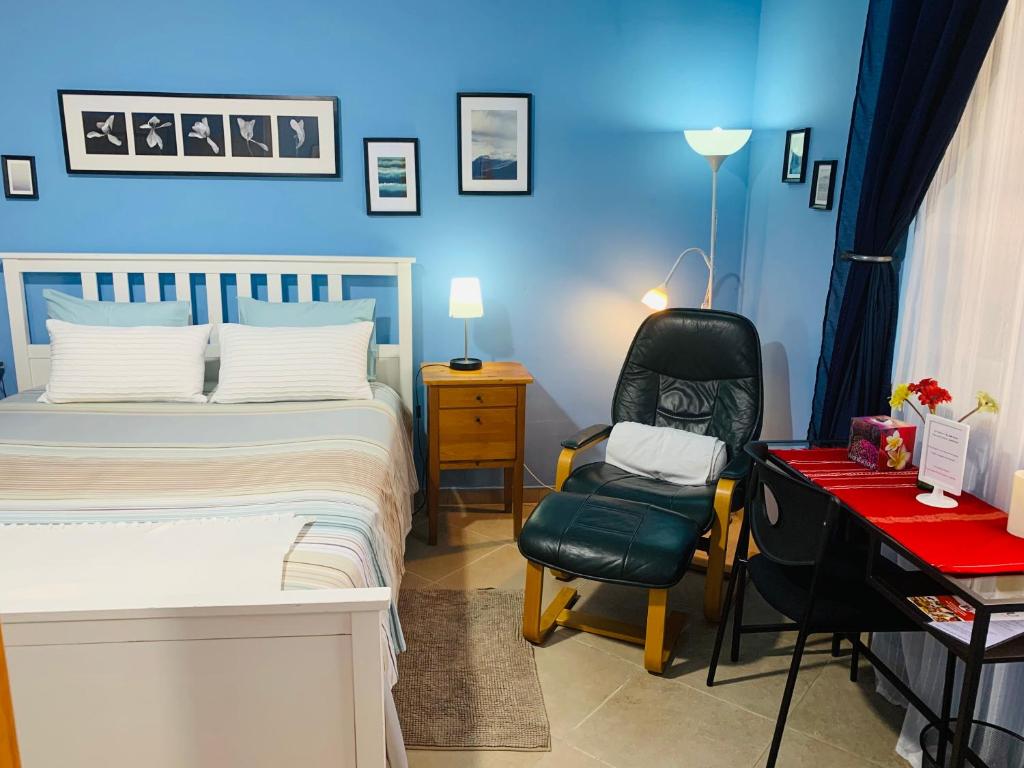 Postel nebo postele na pokoji v ubytování Stephen Center B&B