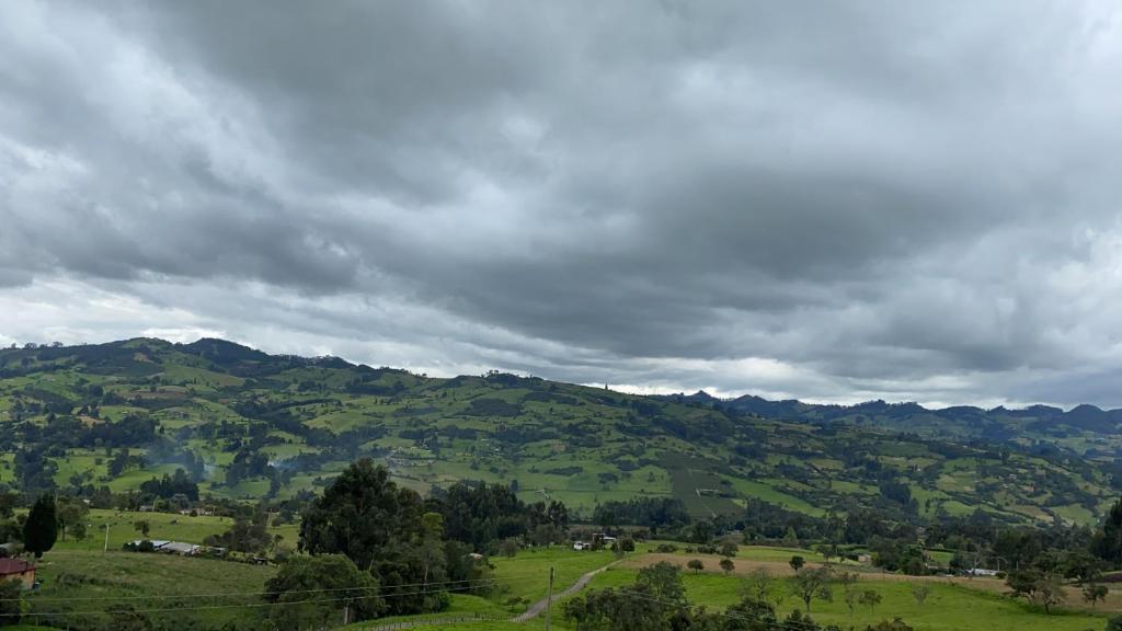 Paisaje cerca de este camping