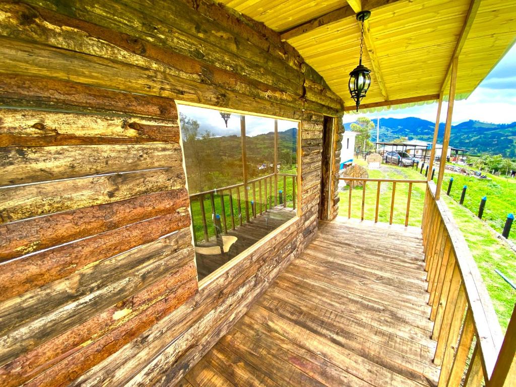 Paisaje cerca de este camping