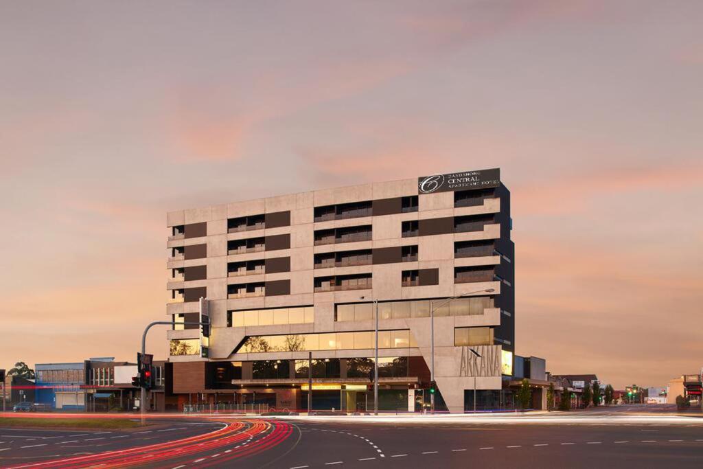 a building with a street in front of it at Dandenong Central Apartments Official in Dandenong