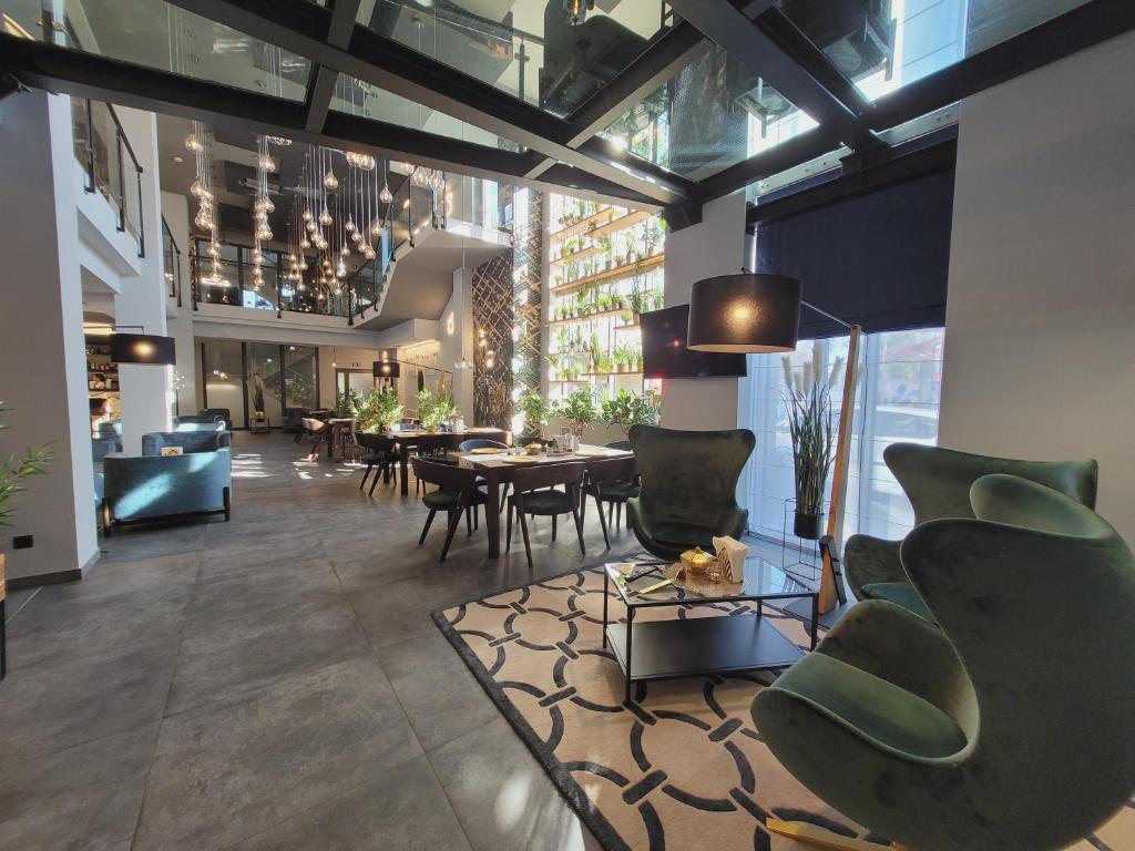 Posezení v ubytování Hotel Sanova