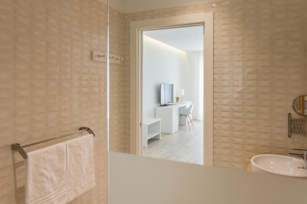 Koupelna v ubytování Hotel Speranza