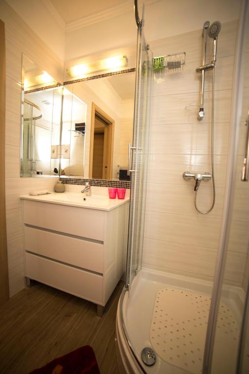 Kúpeľňa v ubytovaní Apartment Centrum