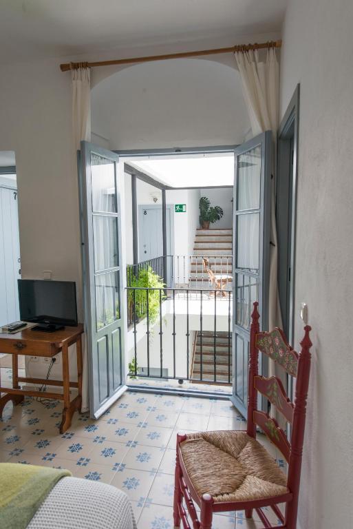 Balkón nebo terasa v ubytování La Botica de Vejer