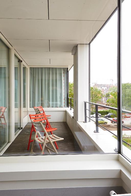 Balkón nebo terasa v ubytování Hotel Middelpunt - Gratis Parking - Ontbijt inbegrepen!