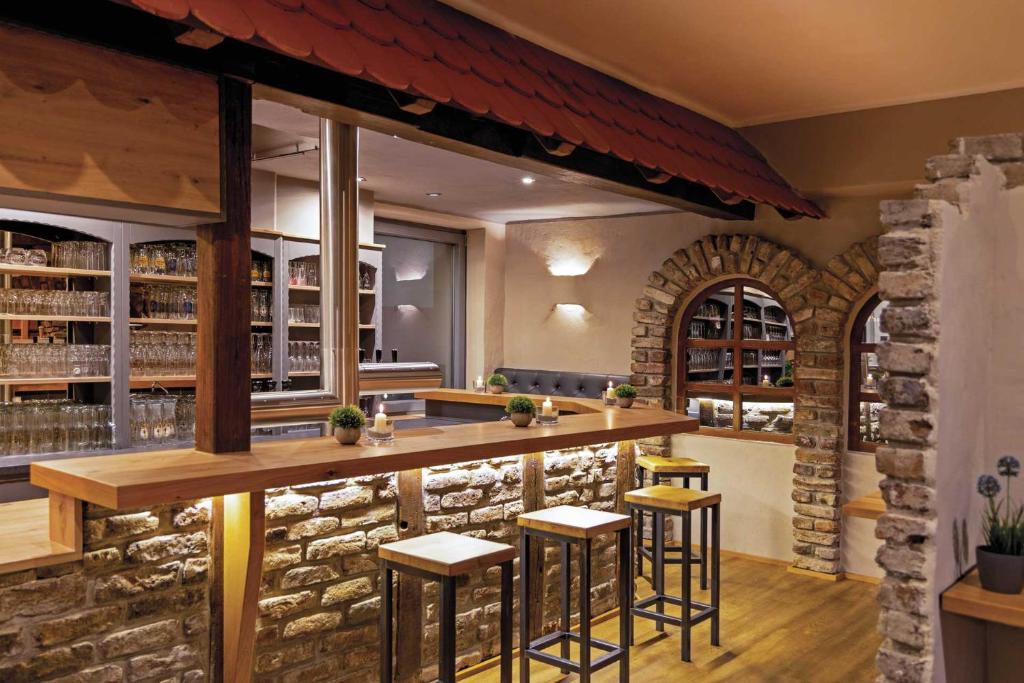 Lounge nebo bar v ubytování Hotel sleep & go