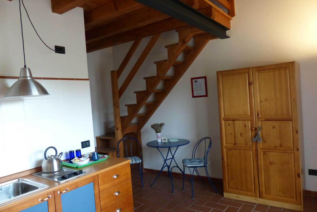 Kuchyň nebo kuchyňský kout v ubytování Arriga Alta