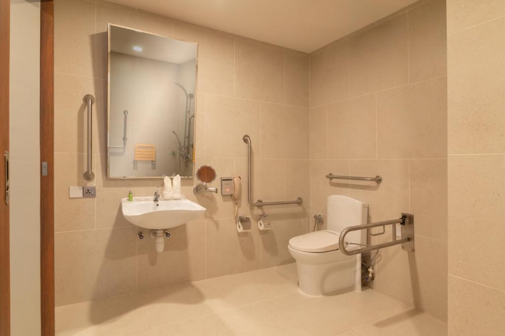 Koupelna v ubytování Zenith Hotel Cameron