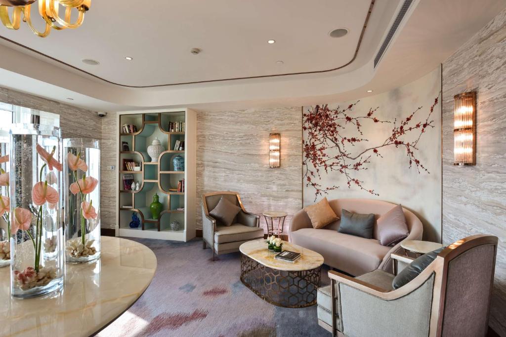 Posezení v ubytování Radisson Collection Hotel, Xing Guo Shanghai