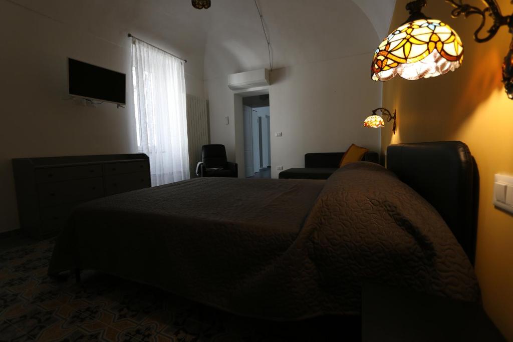 TV a/nebo společenská místnost v ubytování B&B ex Albergo Centrale ATESSA CENTRO