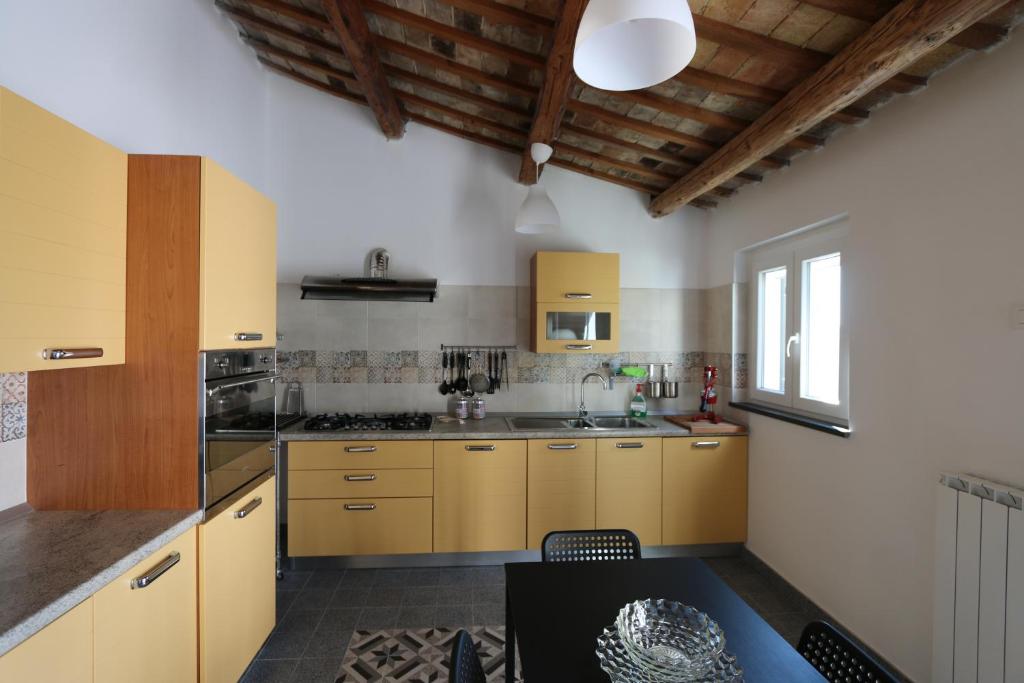 Kuchyň nebo kuchyňský kout v ubytování B&B ex Albergo Centrale ATESSA CENTRO