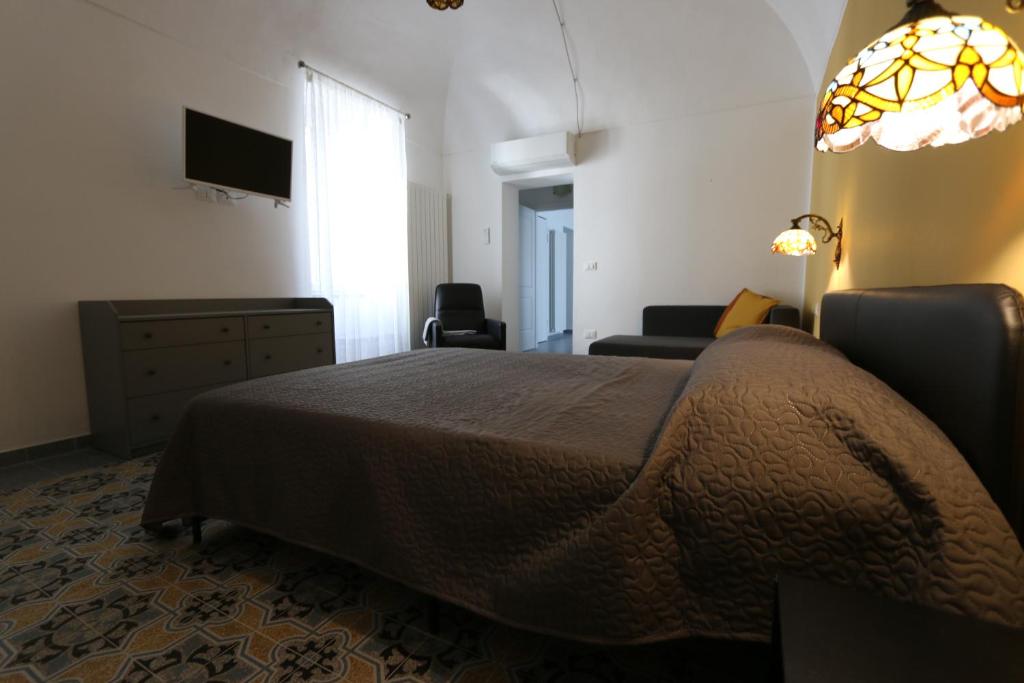 TV a/nebo společenská místnost v ubytování B&B ex Albergo Centrale ATESSA CENTRO