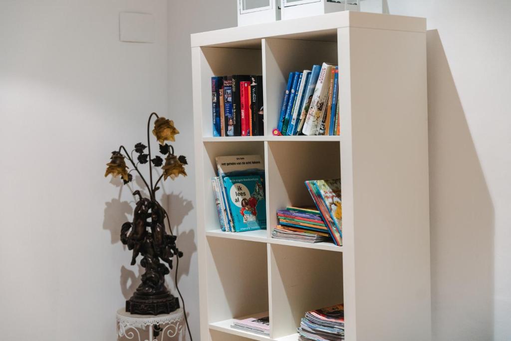 Knihovna v apartmánu