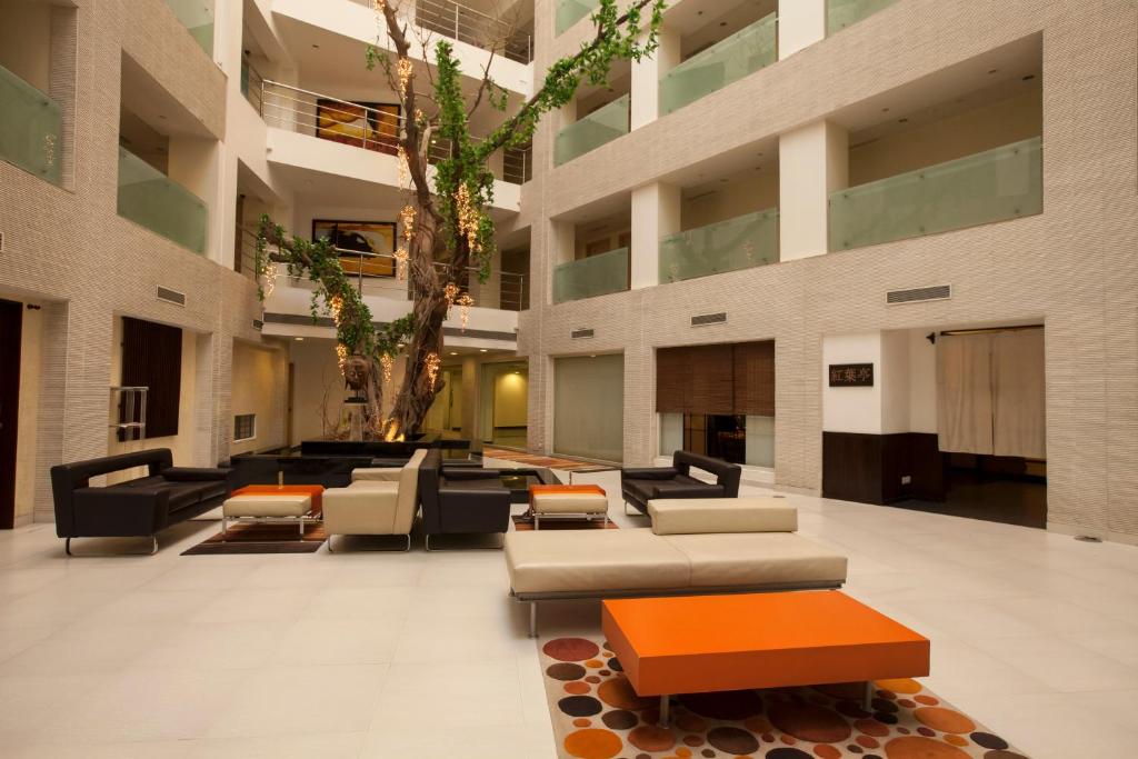Posezení v ubytování Avalon Courtyard Residence Suites