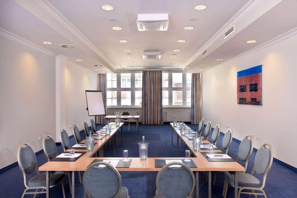 Der Geschäftsbereich oder Konferenzraum in der Unterkunft Wyndham Garden Berlin Mitte