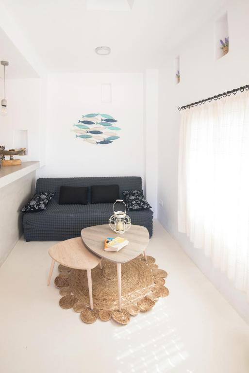 Posezení v ubytování Andria's suites
