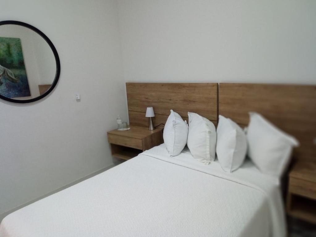 Postel nebo postele na pokoji v ubytování Vía Real Hotel Boutique
