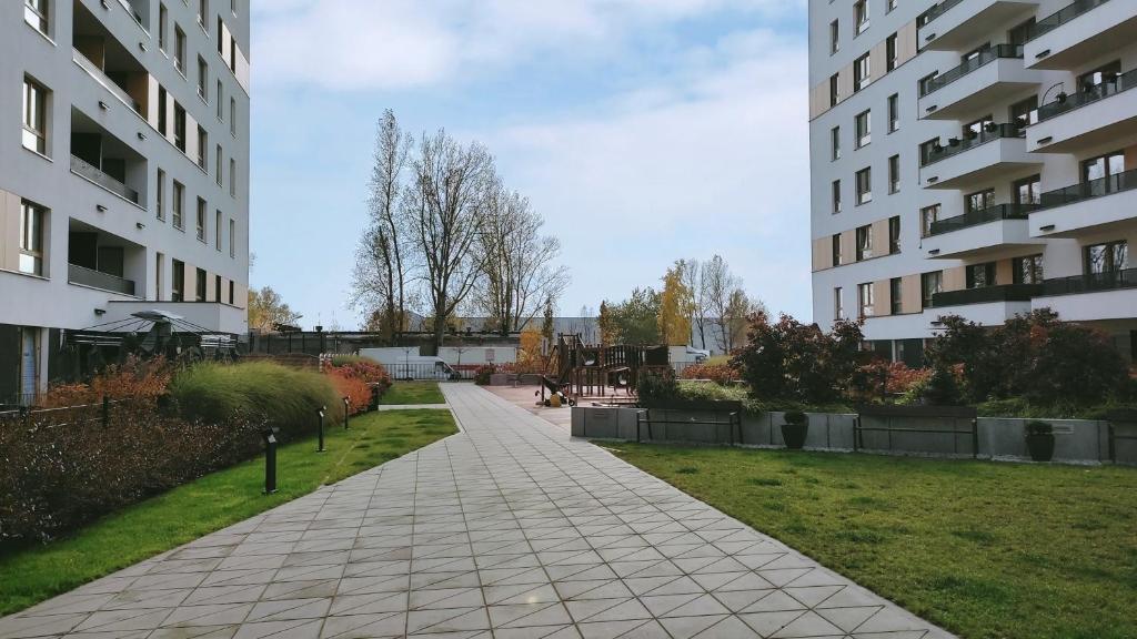 Budynek, w którym mieści się apartament