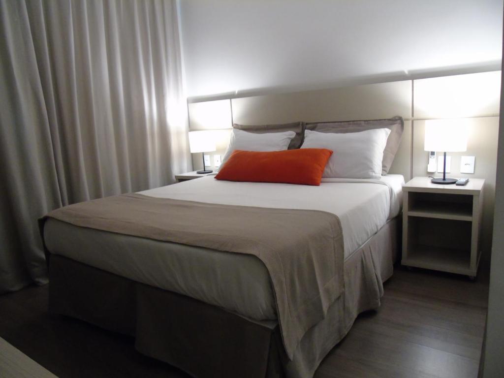 Een bed of bedden in een kamer bij Samba Tres Rios