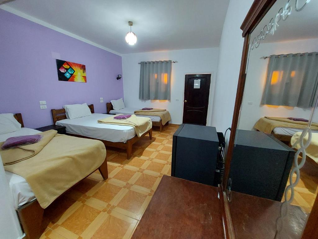 Postel nebo postele na pokoji v ubytování Carmine Hotel Dahab