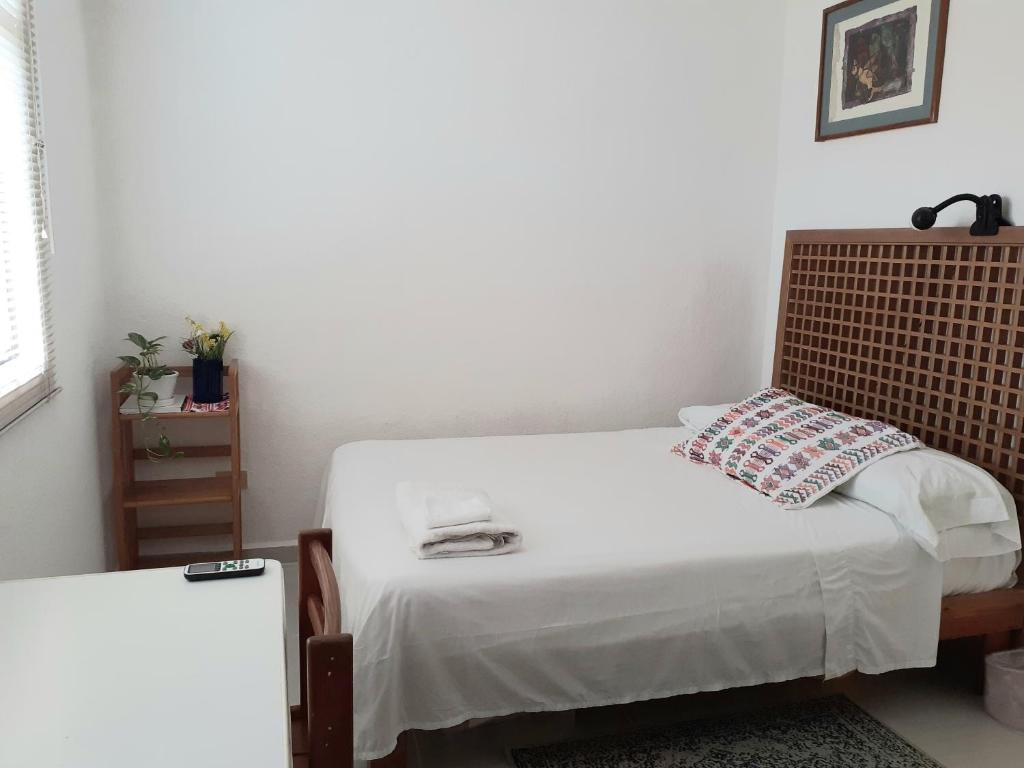 Katil atau katil-katil dalam bilik di Casa Luz Verde