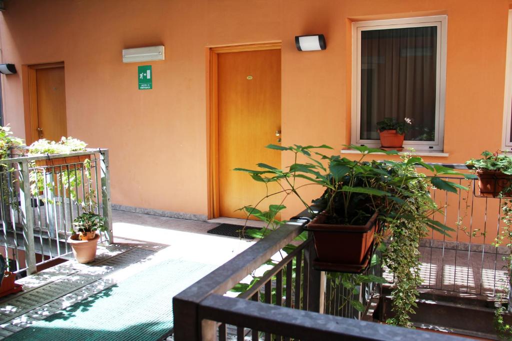 Balkón nebo terasa v ubytování Albergo Al Viale