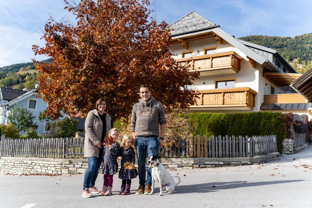 Rodina v ubytování Gästehaus Schwaiger
