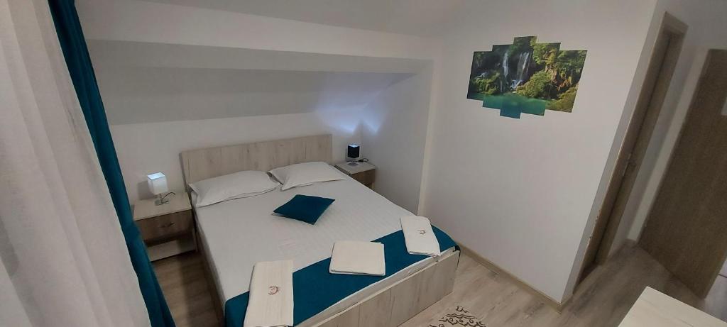 Postel nebo postele na pokoji v ubytování Cabana Mea STRAJA