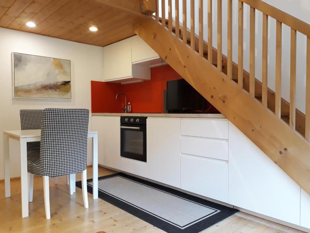 Kuchyň nebo kuchyňský kout v ubytování Haus Christine