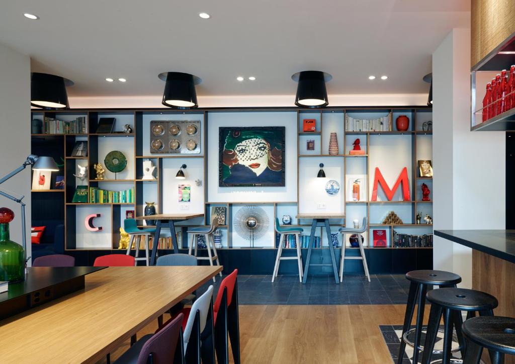Posezení v ubytování citizenM Zürich