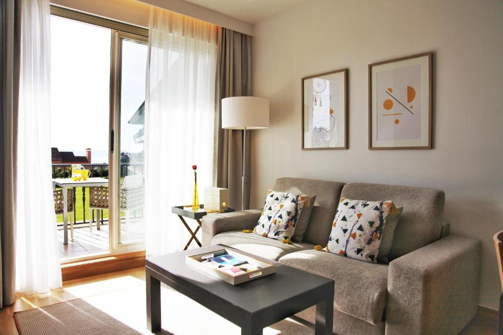Zona de estar de Augusta Eco Wellness Resort 4 Superior