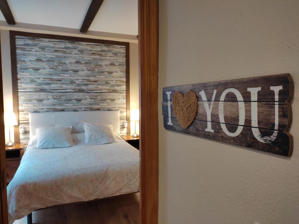 Postel nebo postele na pokoji v ubytování Acogedor Apartamento Centro Historico